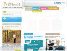 Tablet Screenshot of presence-carsat.info